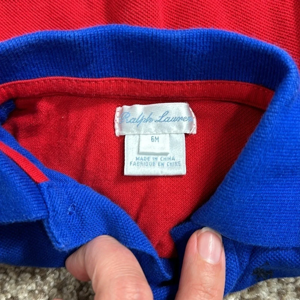 Ralph Lauren Vintage Color Blocked Onesie